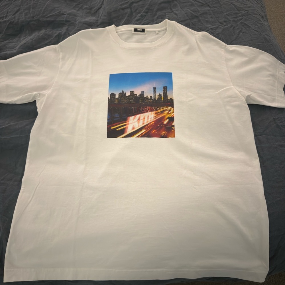 Kith Speed Tee White T-Shirt Size L Monday Program